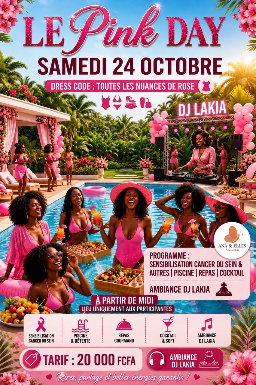 Affiche : Le Pink Day - Pool Party