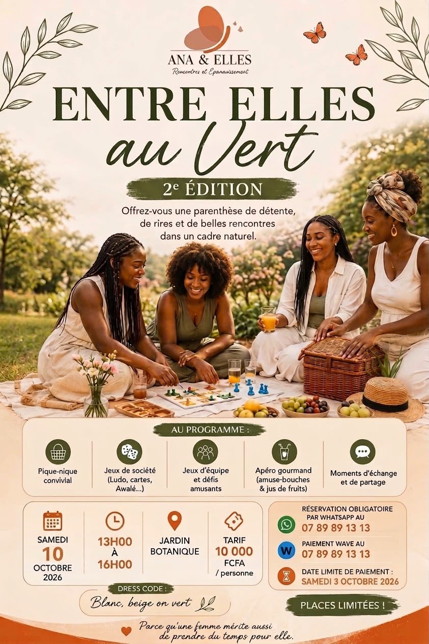 Affiche : Entre elles au vert - 2ème edition